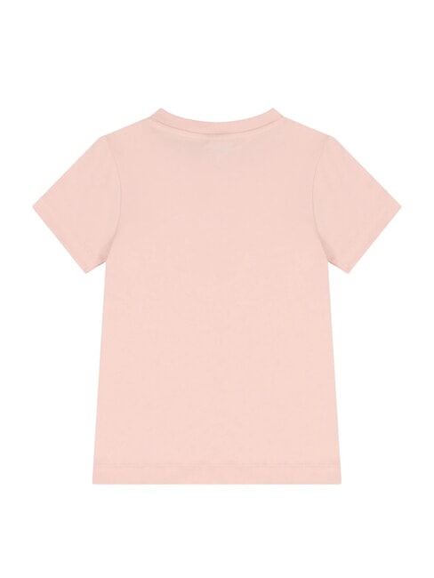 KIDS MINI ME T-shirt en coton &agrave; paillettes chariot rose - Tee-shirt enfant