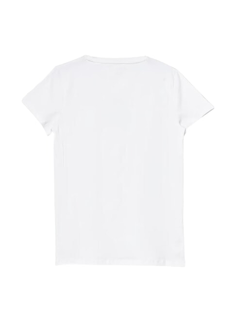 KIDS T-shirt &agrave; manches courtes pour filles blanc pur - Tee-shirt enfant
