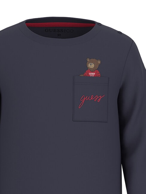 KIDS T-shirt &agrave; manches longues avec poche smartblue - Tee-shirt enfant