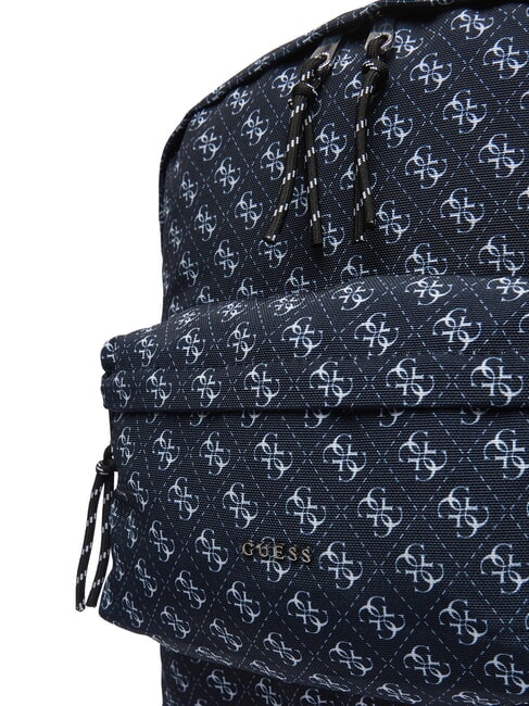 GIRL Sac &agrave; dos en tissu logot&eacute; 4g bleu aop - Sacs pour Femme