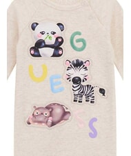 GUESS KIDS MINI ME Combinaison en coton &agrave; imprim&eacute; animal lighoah - Barboteuses et tenues pour b&eacute;b&eacute; - 3