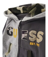 GUESS KIDS MINI ME Ensemble de surv&ecirc;tement avec capuche et pantalon combinaison de nuances de gris - Barboteuses et tenues pour b&eacute;b&eacute; - 3