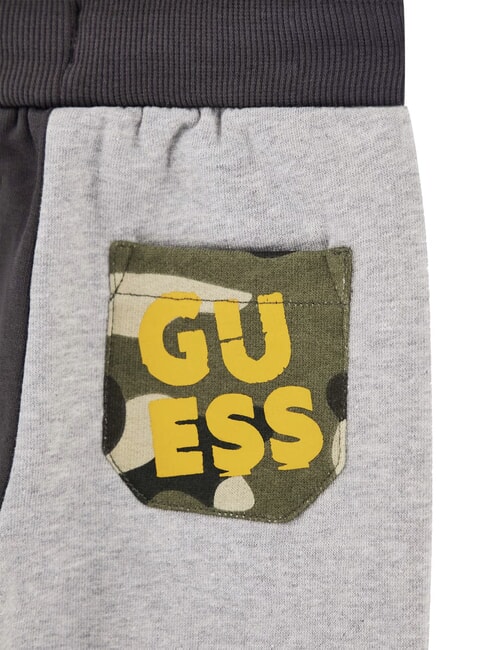 KIDS MINI ME Ensemble de surv&ecirc;tement avec capuche et pantalon combinaison de nuances de gris - Barboteuses et tenues pour b&eacute;b&eacute;