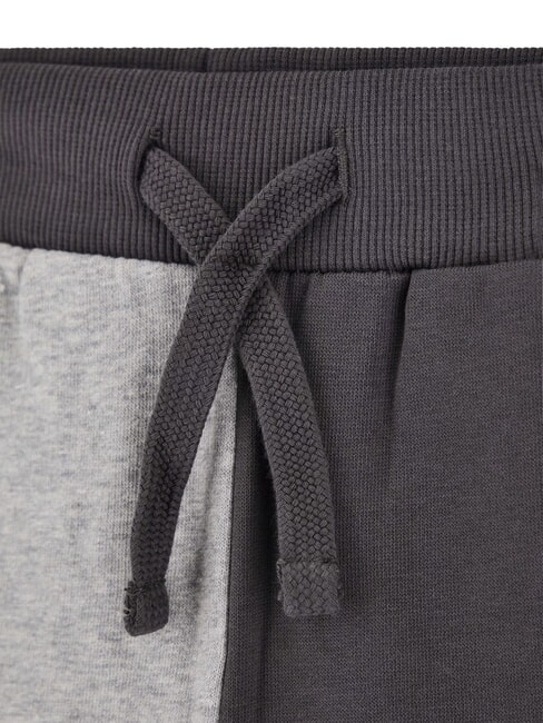 KIDS MINI ME Ensemble de surv&ecirc;tement avec capuche et pantalon combinaison de nuances de gris - Barboteuses et tenues pour b&eacute;b&eacute;