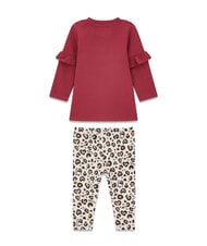 GUESS KIDS MINI ME Ensemble t-shirt &agrave; manches longues et leggings salle de bal rouge - Barboteuses et tenues pour b&eacute;b&eacute; - 2