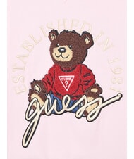 GUESS KIDS ACTIVE Sweat-shirt &agrave; col rond pour filles rose barbe &agrave; papa - B&eacute;b&eacute; Sweat - 3