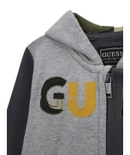 GUESS KIDS MINI ME Ensemble de surv&ecirc;tement b&eacute;b&eacute; avec sweat-shirt et pantalon combinaison de nuances de gris - Surv&ecirc;tements pour enfants - 3