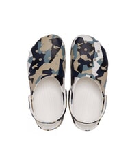 CROCS GEO CAMO pantoufles unisexes &agrave; imprim&eacute; blanc / multicolore - Chaussures unisexe - 3
