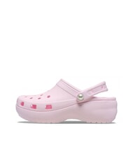 CROCS CLASSIC PLATFORM Sabots pour femmes lait rose - Chaussures Femme - 4