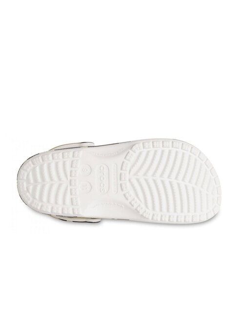 GEO CAMO pantoufles unisexes &agrave; imprim&eacute; blanc / multicolore - Chaussures unisexe