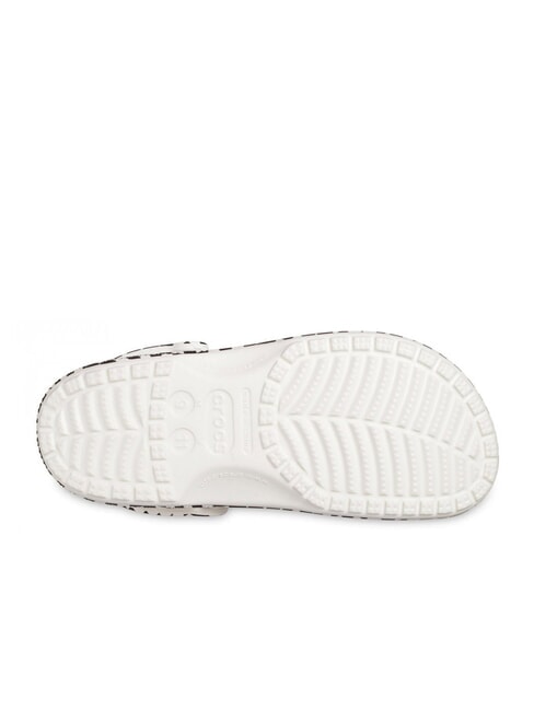 CLASSIC WARPED pantoufles unisexes &agrave; imprim&eacute; blanc noir - Chaussures unisexe