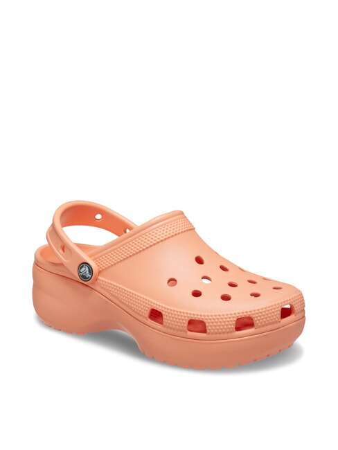 CLASSIC PLATFORM CLOG W Sandale sabot papaye - Chaussures Femme