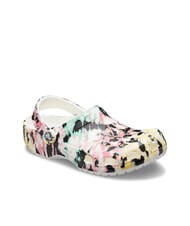 CROCS CLASSIC TIEDYE Sabots pour femmes &agrave; imprim&eacute; multicolore/blanc - Chaussures Femme - 2