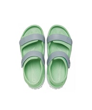 CROCS CROCBAND CRUISER KIDS Pantoufles-sandales pour enfants vert clair/vert poussi&eacute;reux - Chaussures de b&eacute;b&eacute; - 3