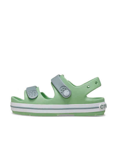 CROCBAND CRUISER KIDS Pantoufles-sandales pour enfants vert clair/vert poussi&eacute;reux - Chaussures de b&eacute;b&eacute;