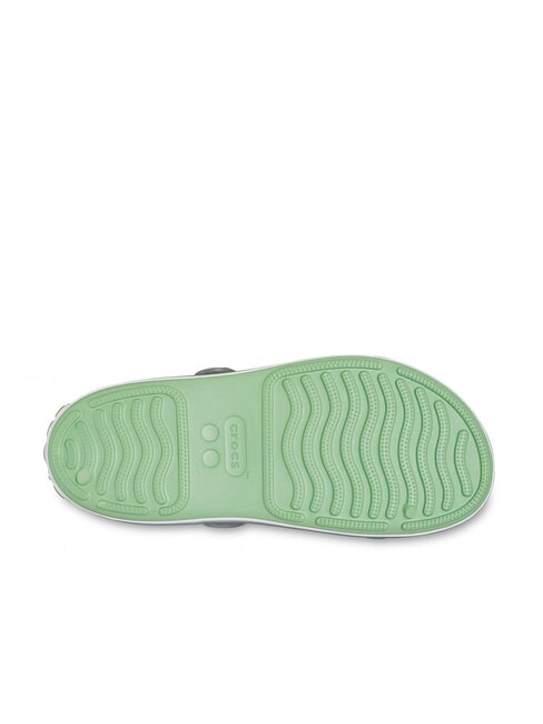 CROCBAND CRUISER KIDS Pantoufles-sandales pour enfants vert clair/vert poussi&eacute;reux - Chaussures de b&eacute;b&eacute;