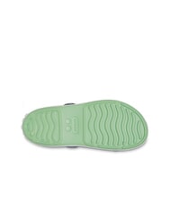 CROCS CROCBAND CRUISER KIDS Pantoufles-sandales pour enfants vert clair/vert poussi&eacute;reux - Chaussures de b&eacute;b&eacute; - 7
