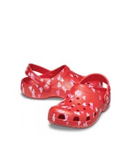 CROCS CLASSIC VDAY KIDS Sabots pour filles rouge cerise - Chaussures de b&eacute;b&eacute; - 6
