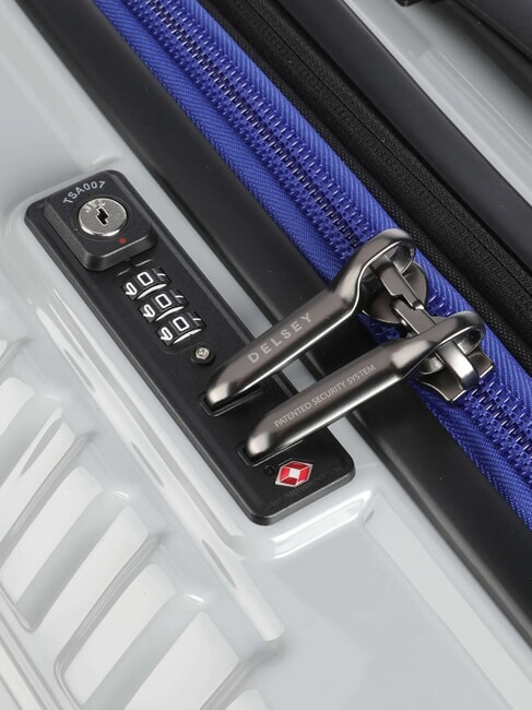 CAMPIONARIO - REMPART trolley extensible pour bagage &agrave; main ARGENT - Valises cabine
