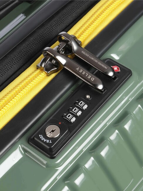 CAMPIONARIO - REMPART trolley extensible pour bagage &agrave; main eau verte - Valises cabine