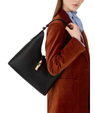 FURLA GOCCIA Sac bandouli&egrave;re en cuir avocat - Sacs pour Femme - 4