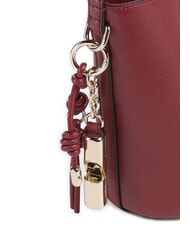 FURLA ROXIE Sac seau bandouli&egrave;re en cuir Ares CERISE d - Sacs pour Femme - 3