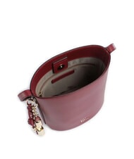 FURLA ROXIE Sac seau bandouli&egrave;re en cuir Ares CERISE d - Sacs pour Femme - 5