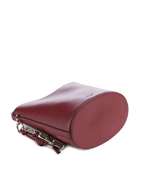 ROXIE Sac seau bandouli&egrave;re en cuir Ares CERISE d - Sacs pour Femme