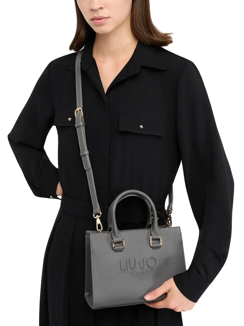 HALONA Mini sac &agrave; main avec bandouli&egrave;re anthracite - Sacs pour Femme