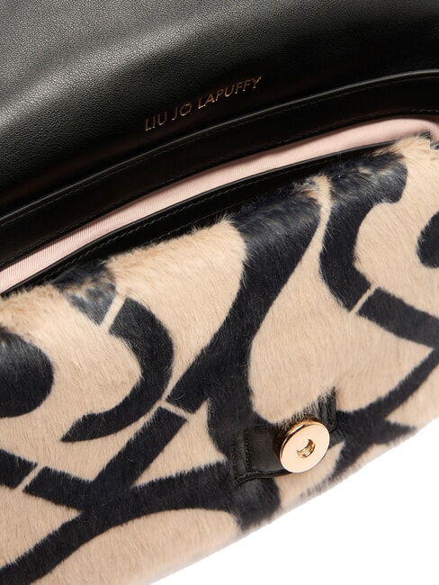 LAPUFFY sac bandouli&egrave;re neutre/noir - Sacs pour Femme