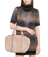 LIUJO FLUIDA Sac &agrave; main avec bandouli&egrave;re NEUTRE - Sacs pour Femme - 5