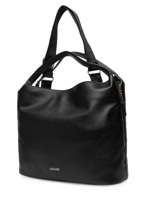 KALISKA Sac bandouli&egrave;re Hobo, avec bandouli&egrave;re NOIR - Sacs pour Femme