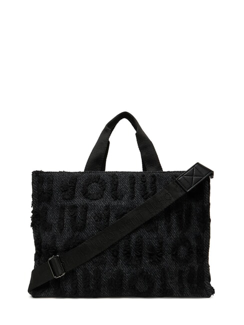WOOL Sac &agrave; main avec bandouli&egrave;re NOIR - Sacs pour Femme
