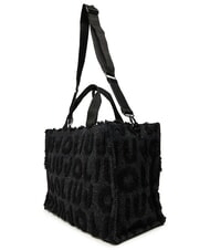 LIUJO WOOL Sac &agrave; main avec bandouli&egrave;re NOIR - Sacs pour Femme - 3