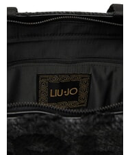 LIUJO WOOL Sac &agrave; main avec bandouli&egrave;re NOIR - Sacs pour Femme - 4