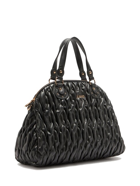 AJDE Sac &agrave; main avec bandouli&egrave;re NOIR - Sacs pour Femme