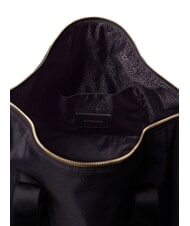 BORBONESE ECO LINE  Sac moyen avec bandouli&egrave;re noir fonc&eacute; - Sacs de voyage - 6