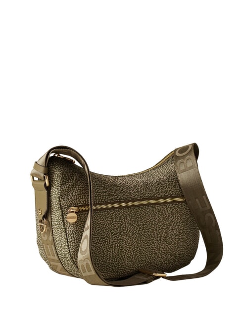 BORBONAIS Sac Hobo LUNA, petit olive - Sacs pour Femme
