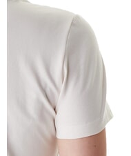 GUESS CAMELIA TRIANGLE T-shirt &agrave; manches courtes avec imprim&eacute; et applications cremwhi - T-shirt - 4