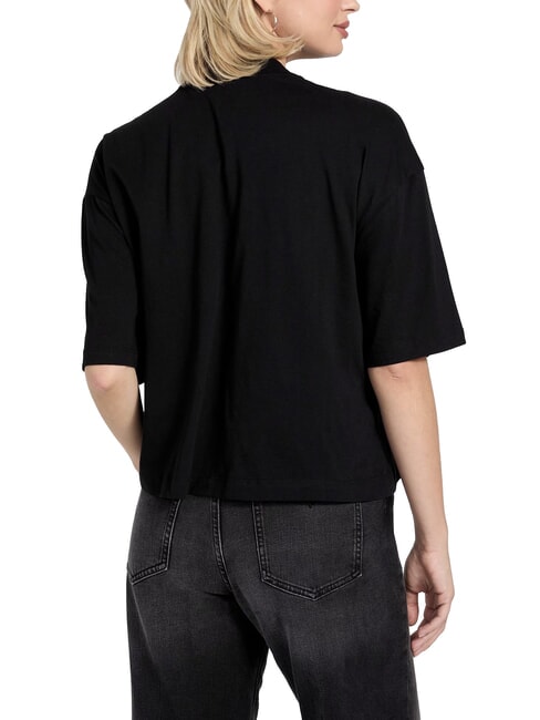 BELT WRAPPED T-shirt &agrave; manches courtes coupe oversize jetbla - T-shirt