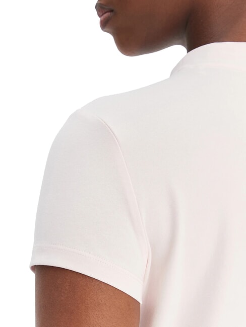 MOCK NECK ALL OVER 4G T-shirt slim fit orn&eacute; de strass rose d&eacute;licat - T-shirt