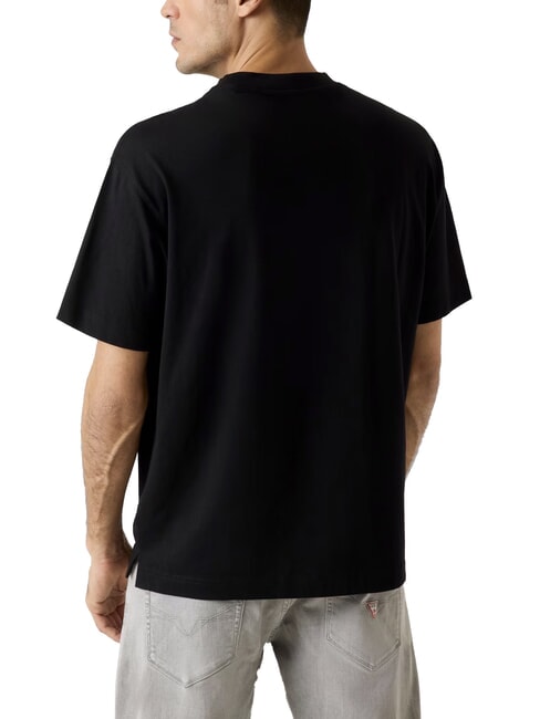 DIAMANTE LOGO T-shirt oversize &agrave; manches courtes jetbla - T-shirt