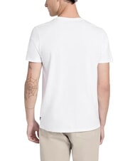 GUESS PAINTED TRIANGLE T-shirt &agrave; manches courtes coupe classique blanc pur - T-shirt - 2
