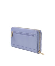 GUESS LAUREL 2 Grand portefeuille zipp&eacute; gris bleu - Portefeuilles Femme - 3