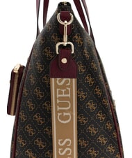 GUESS LATONA Sac week-end avec bandouli&egrave;re marron - Sacs pour Femme - 3