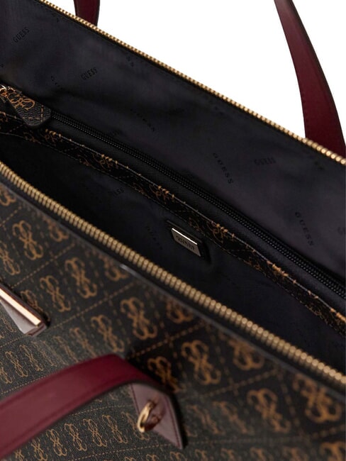 LATONA Sac week-end avec bandouli&egrave;re marron - Sacs pour Femme