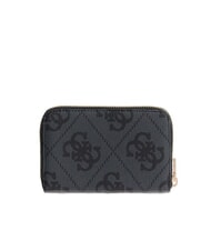 GUESS LAUREL 2 Portefeuille zipp&eacute; moyen avec logo 4G imprim&eacute; grand sac fourre-tout vikky roo coalog - Portefeuilles Femme - 4