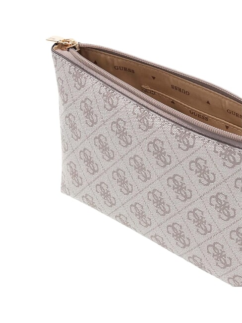 LAUREL 2 Pochette avec manchette logo taupe fonc&eacute; - Sacs pour Femme