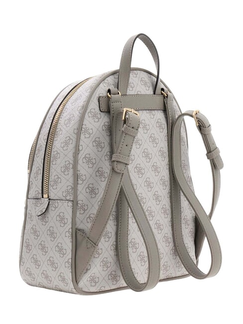 MANHATTAN 2 Sac &agrave; dos logo taupe fonc&eacute; - Sacs pour Femme