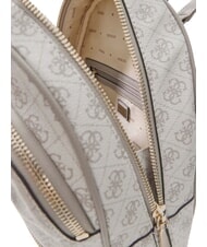 GUESS MANHATTAN 2 Sac &agrave; dos logo taupe fonc&eacute; - Sacs pour Femme - 4